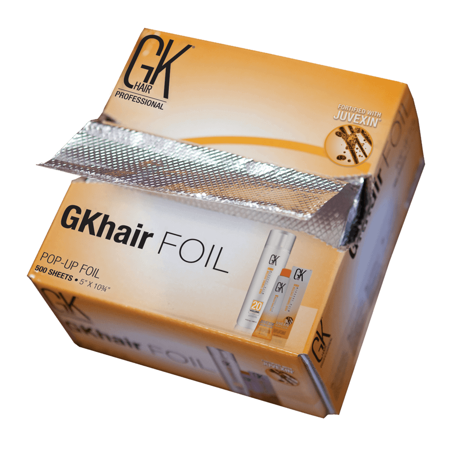 Cream Color Pop-up Foil with Box | Hair Dye Foil GK Hair 